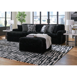 Swipe Furniture Exclusive Design Midnight-Madness Fabric 2 pc Sectional 9810316/9810367