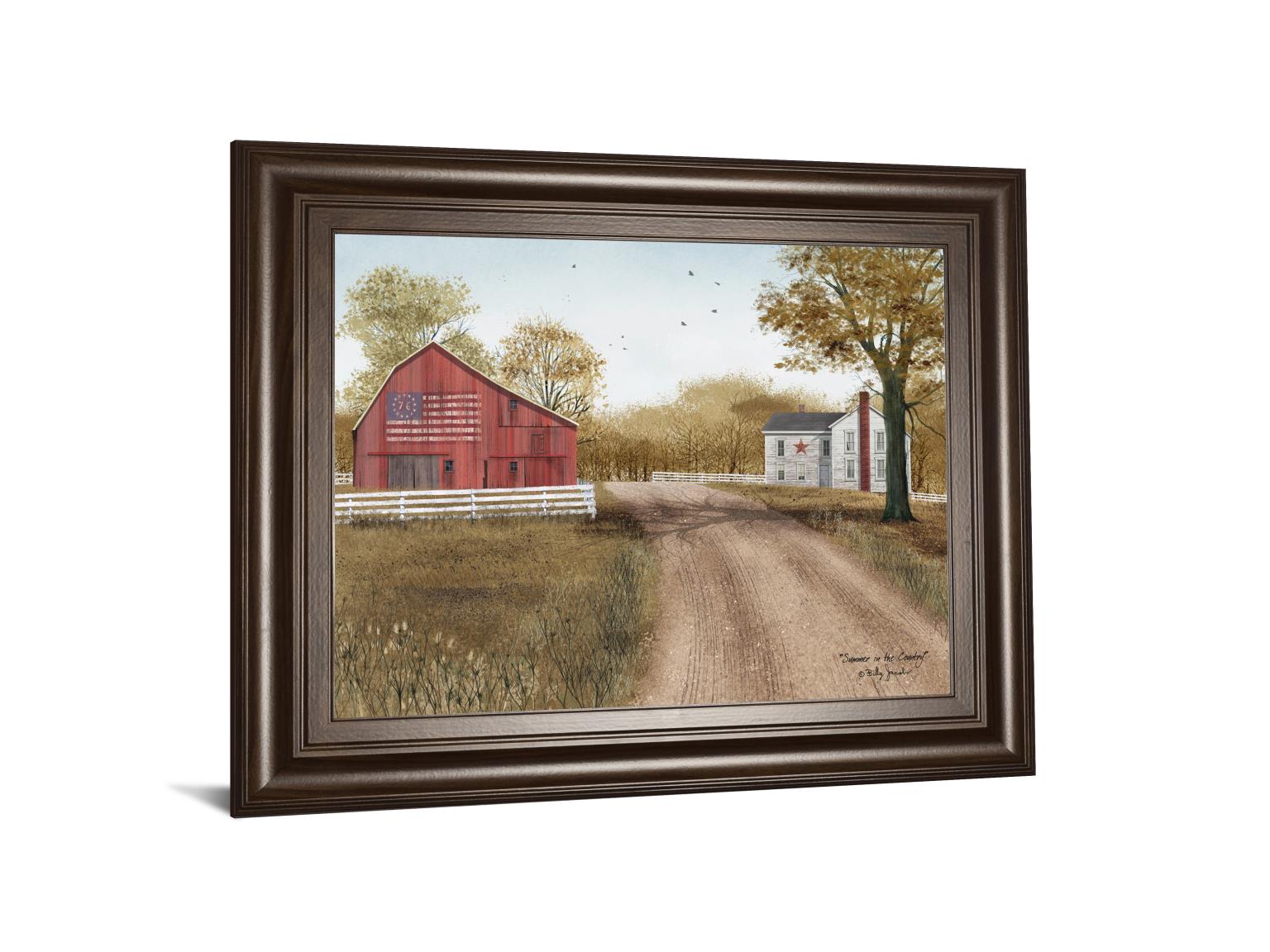 Summer In The Country By Billy Jacobs 22X26 Framed Print