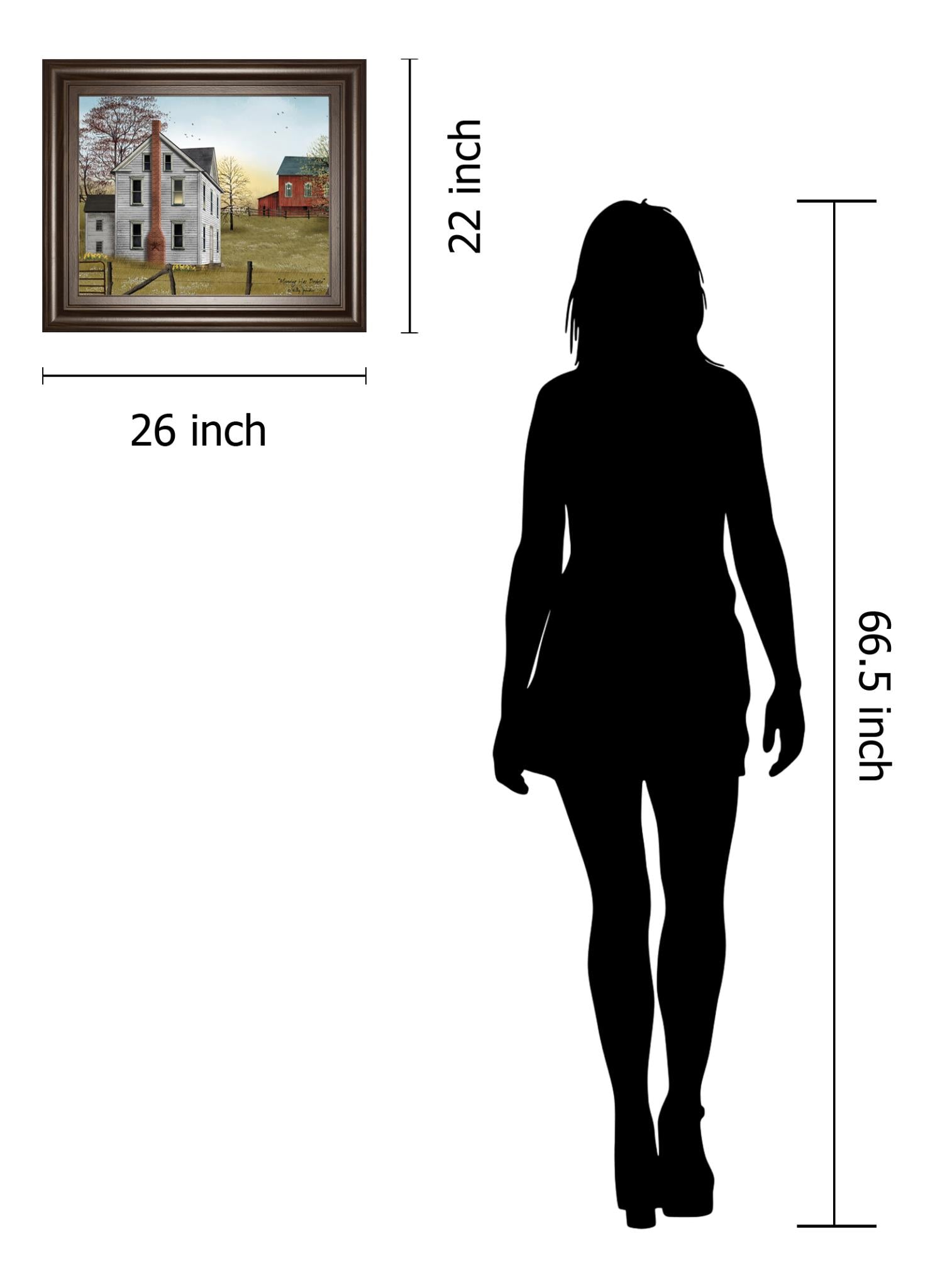 Morning Has Broken By Billy Jacobs 22X26 Framed Print