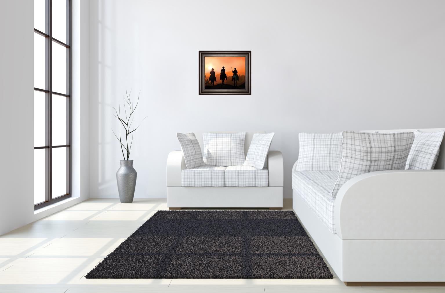 Horse Riders By Jtanki 22X26 Framed Print