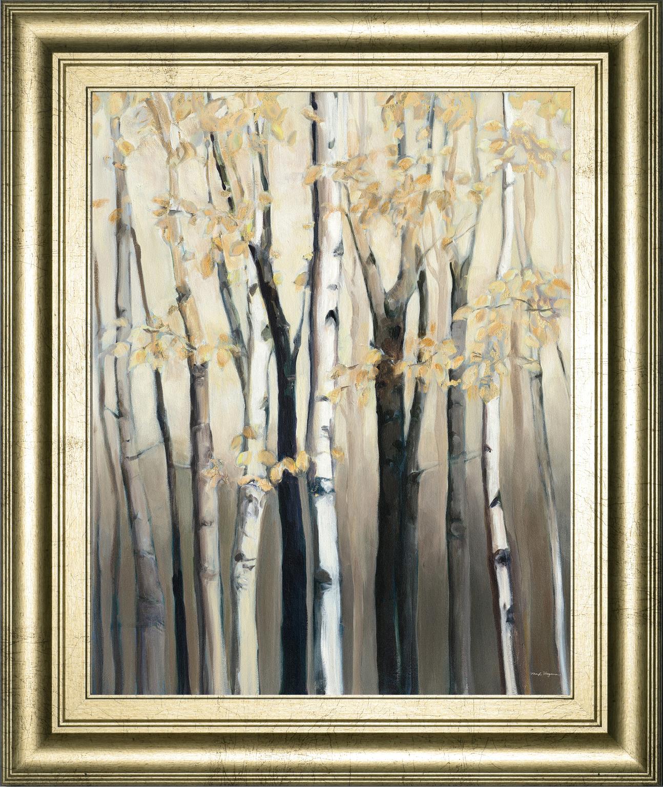 Golden Birch I By Julia Purinton 22X26 Framed Print