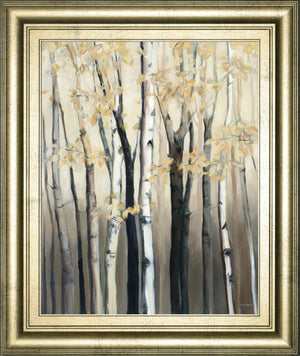 Golden Birch I By Julia Purinton 22X26 Framed Print