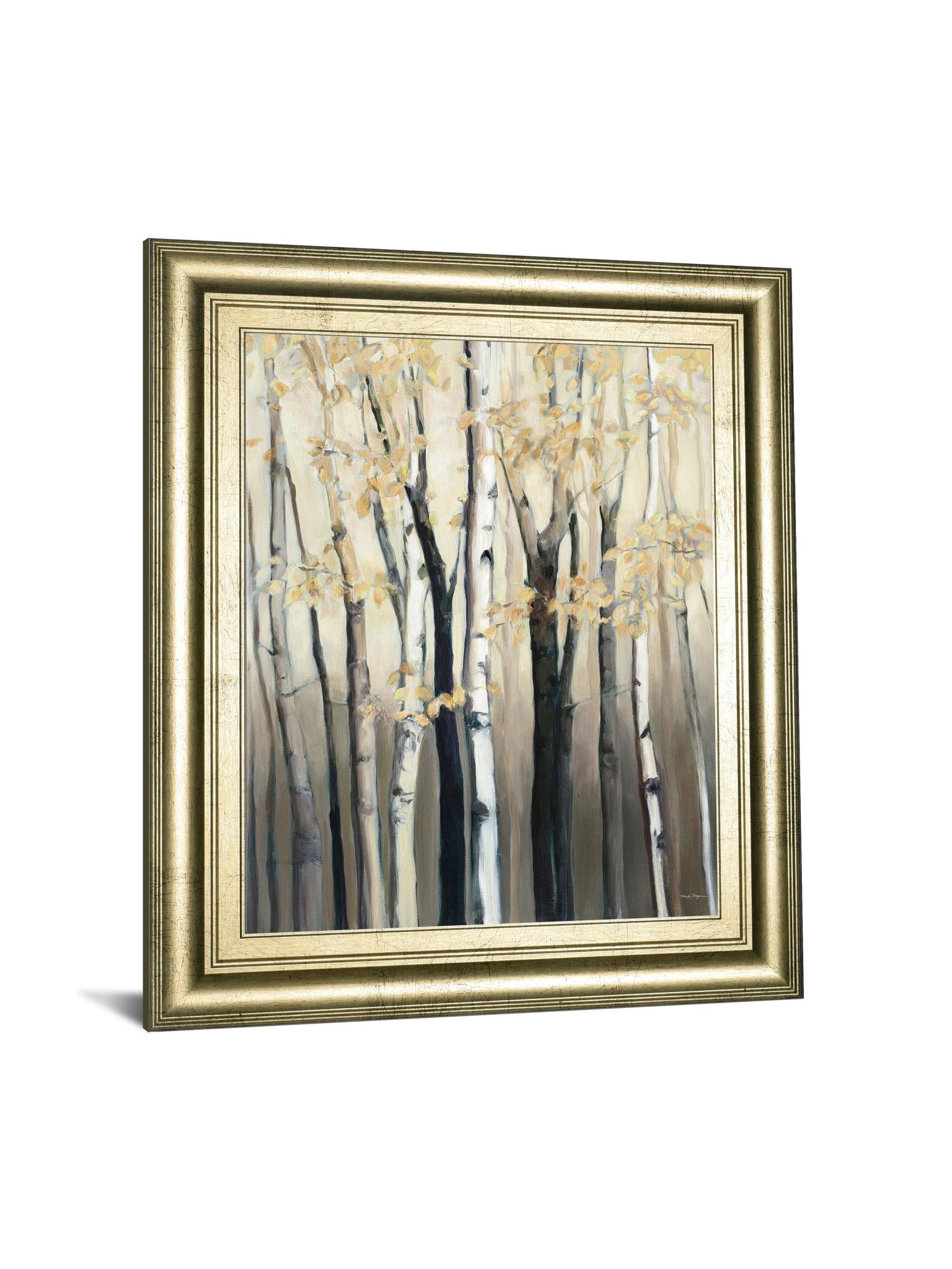 Golden Birch I By Julia Purinton 22X26 Framed Print