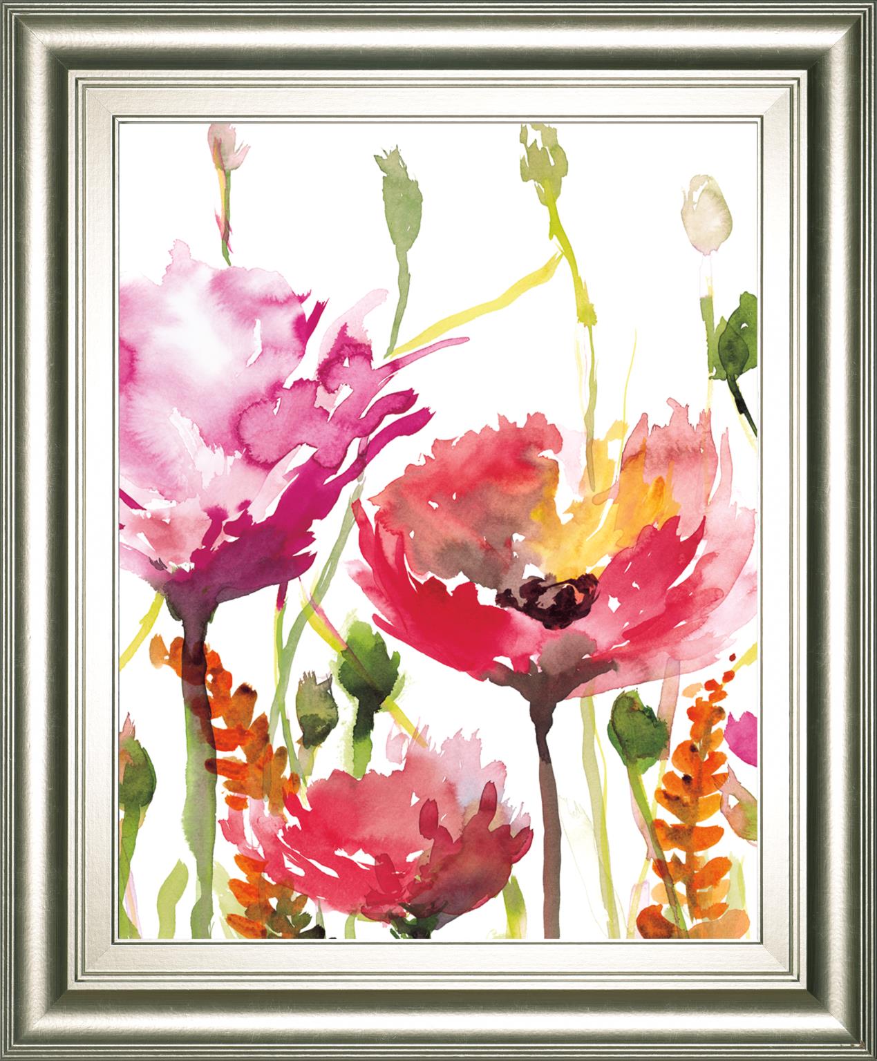 Blooms And Buds By Rebecca Meyers 22X26 Framed Print