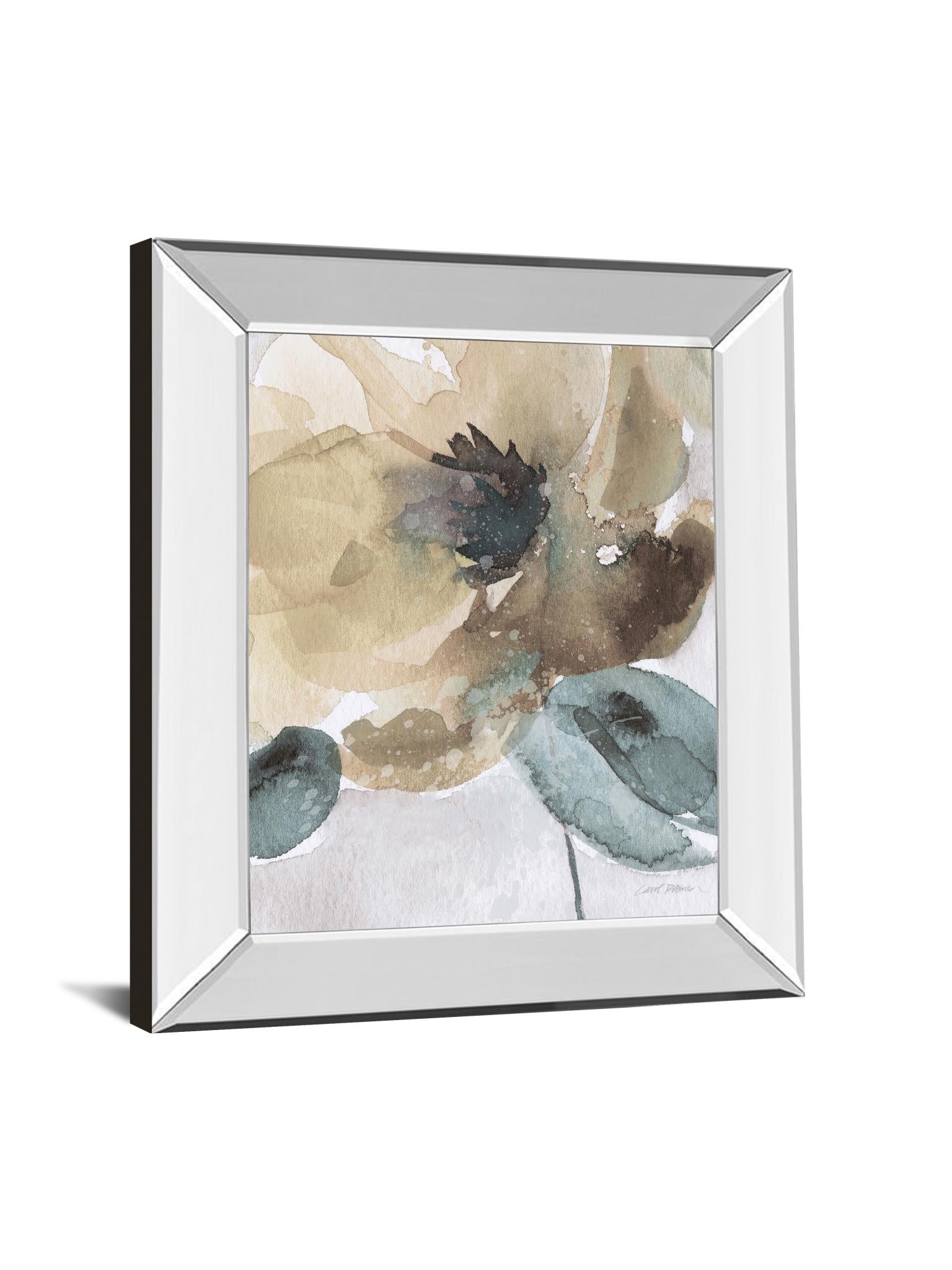 Mirrored Frame Watercolor Poppy Ii By Carol Robinson 22X26 Mirror Frame Print