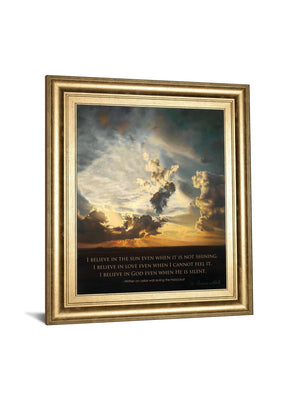 Believe By Bonnie Mohr 22X26 Framed Print
