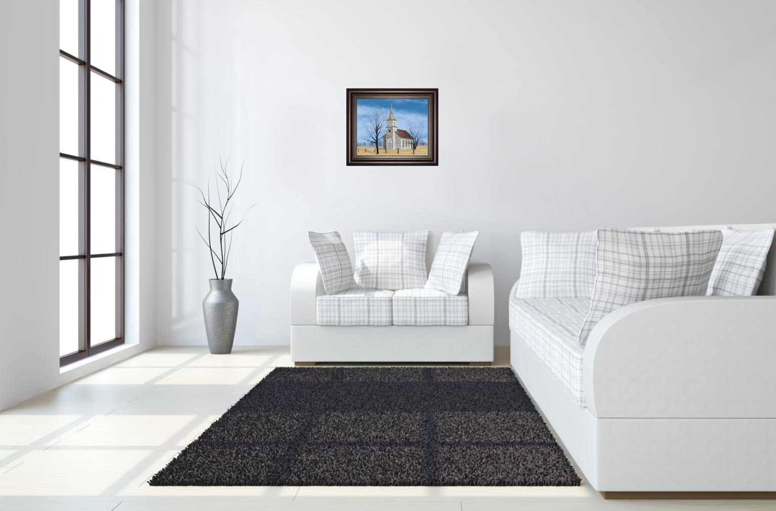 Little House On The Prairie By Billy Jacobs 22X26 Framed Print