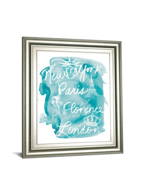 Sightseeing I By Lottie Fontaine 22X26 Framed Print