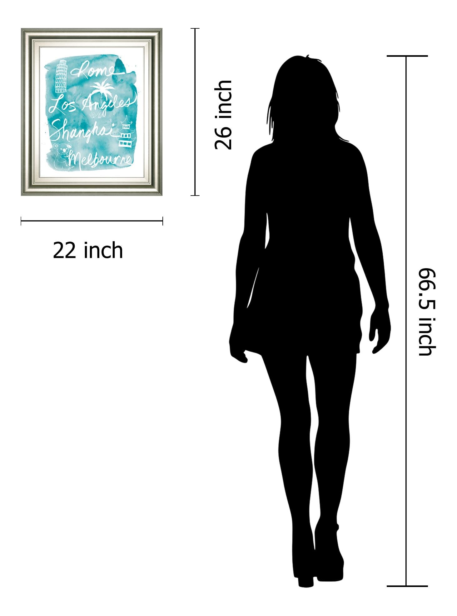 Sightseeing Ii By Lottie Fontaine 22X26 Framed Print