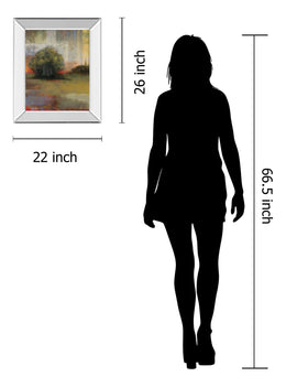 Mirrored Frame Radiance I By Williams 22X26 Mirror Frame Print