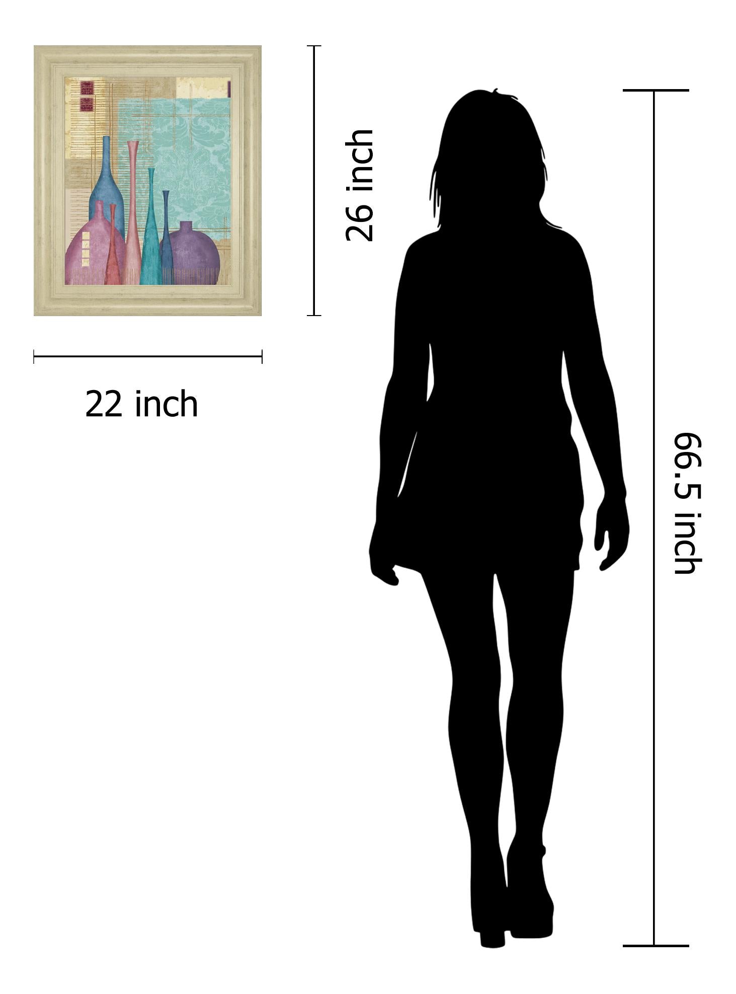 Raku I By Linda Wood 22X26 Framed Print