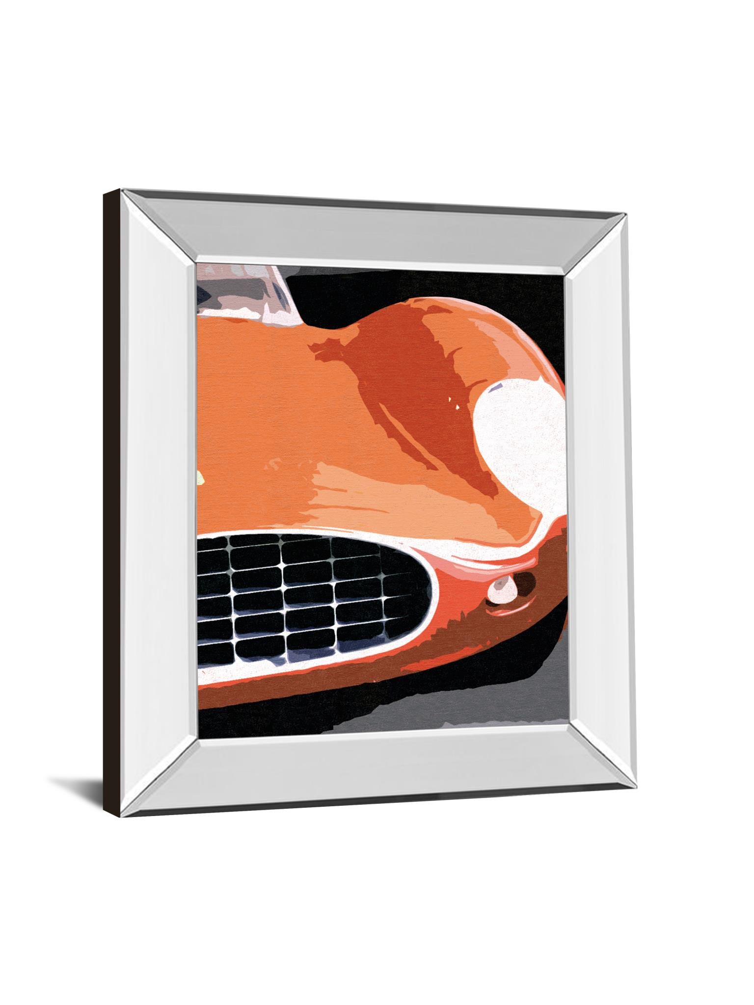 Mirrored Frame Ferrari Classic By Malcolm Sanders 22X26 Mirror Frame Print