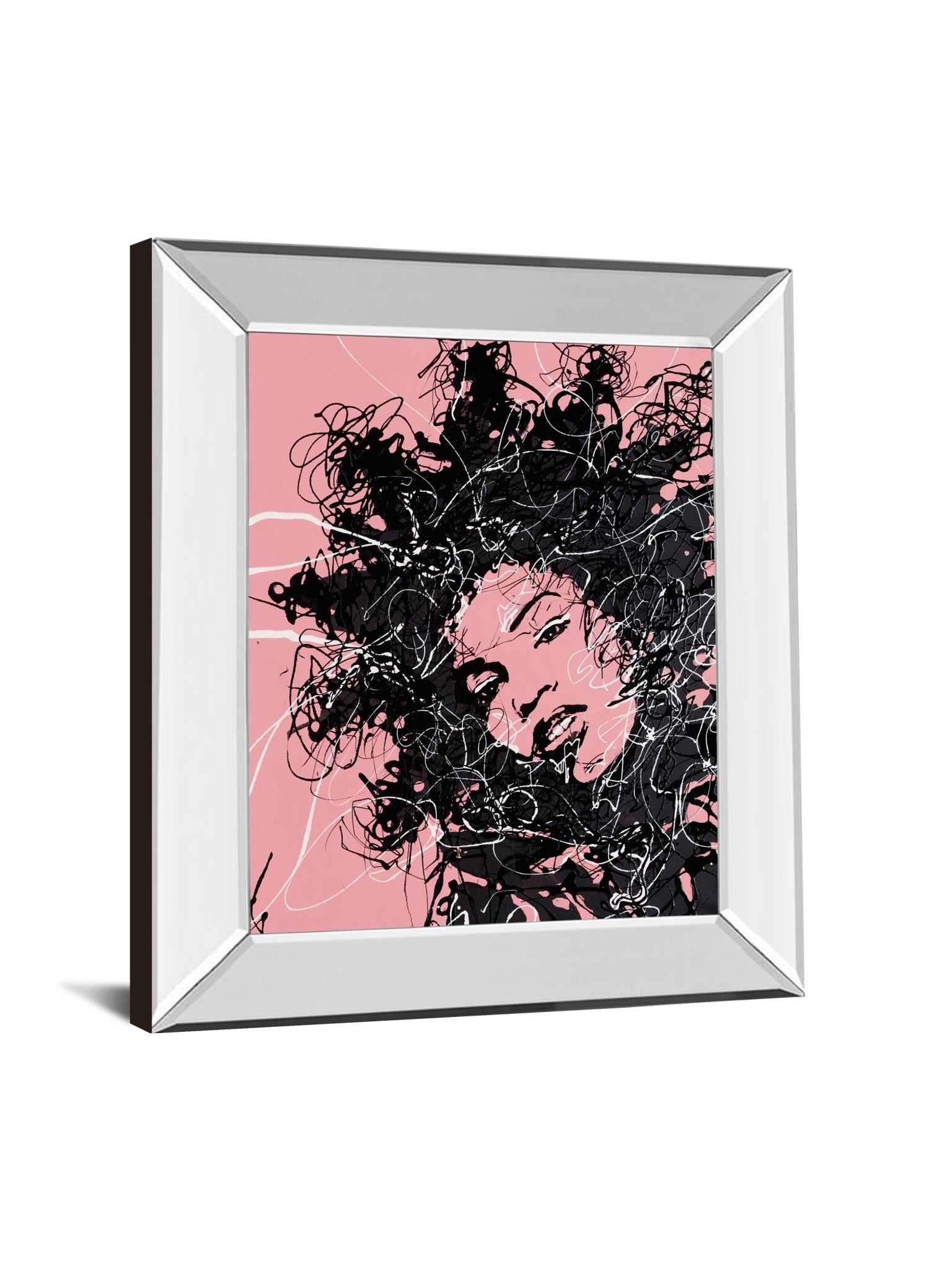 Mirrored Frame Star Ii By Oksana Leadbitter 22X26 Mirror Frame Print