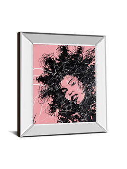 Mirrored Frame Star Ii By Oksana Leadbitter 22X26 Mirror Frame Print