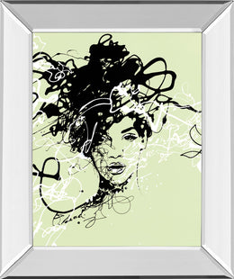 Mirrored Frame Star I By Oksana Leadbitter 22X26 Mirror Frame Print