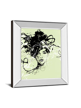 Mirrored Frame Star I By Oksana Leadbitter 22X26 Mirror Frame Print