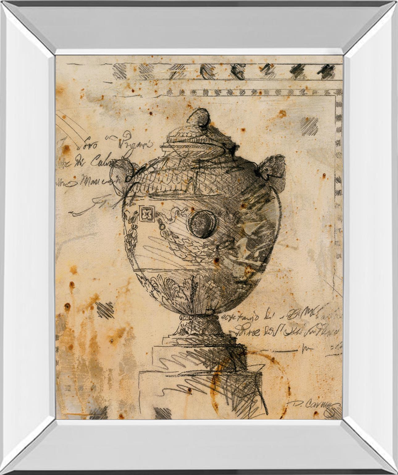 Mirrored Frame A Moment In Time Ii By Carney 22X26 Mirror Frame Print