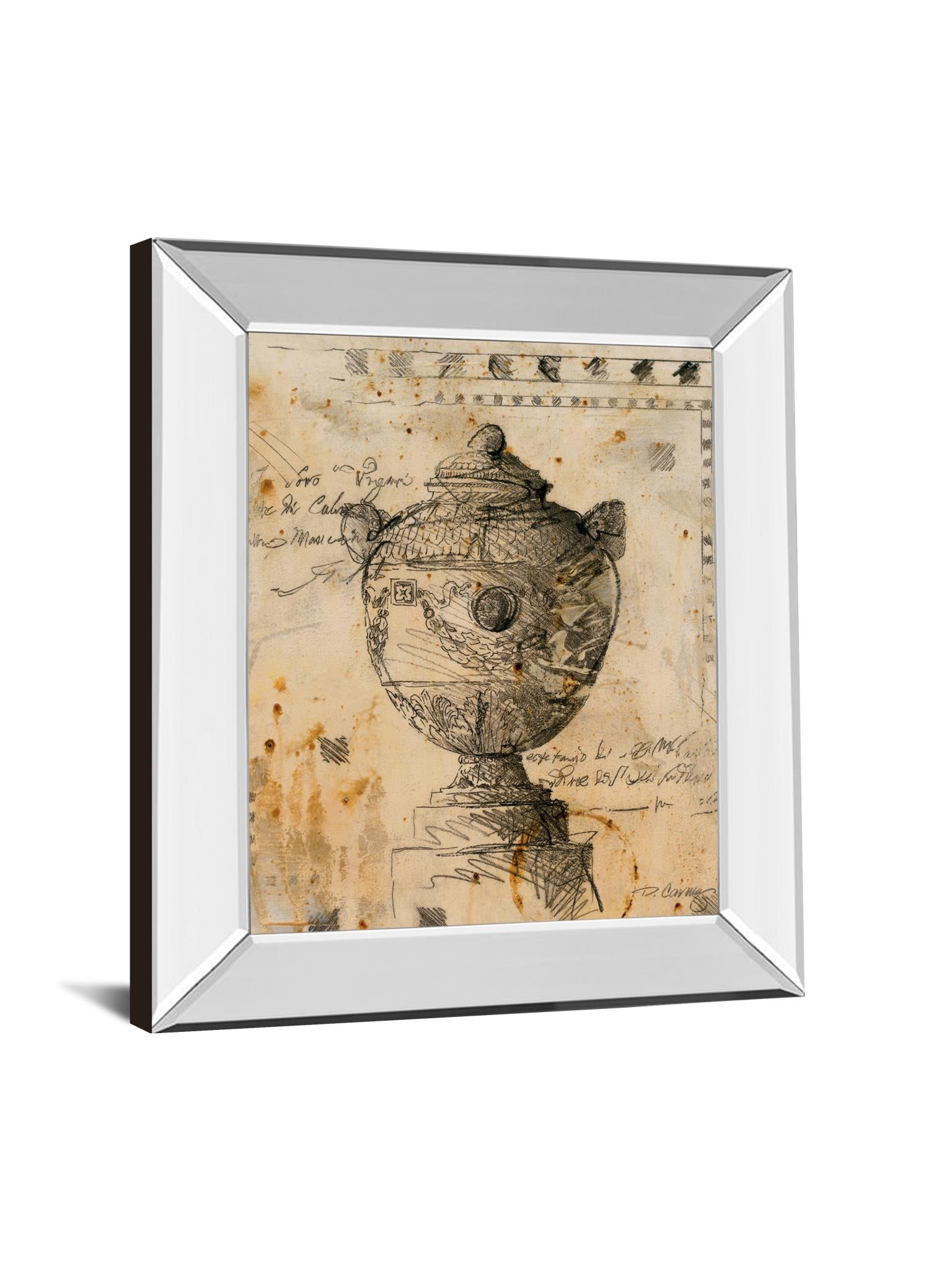 Mirrored Frame A Moment In Time Ii By Carney 22X26 Mirror Frame Print