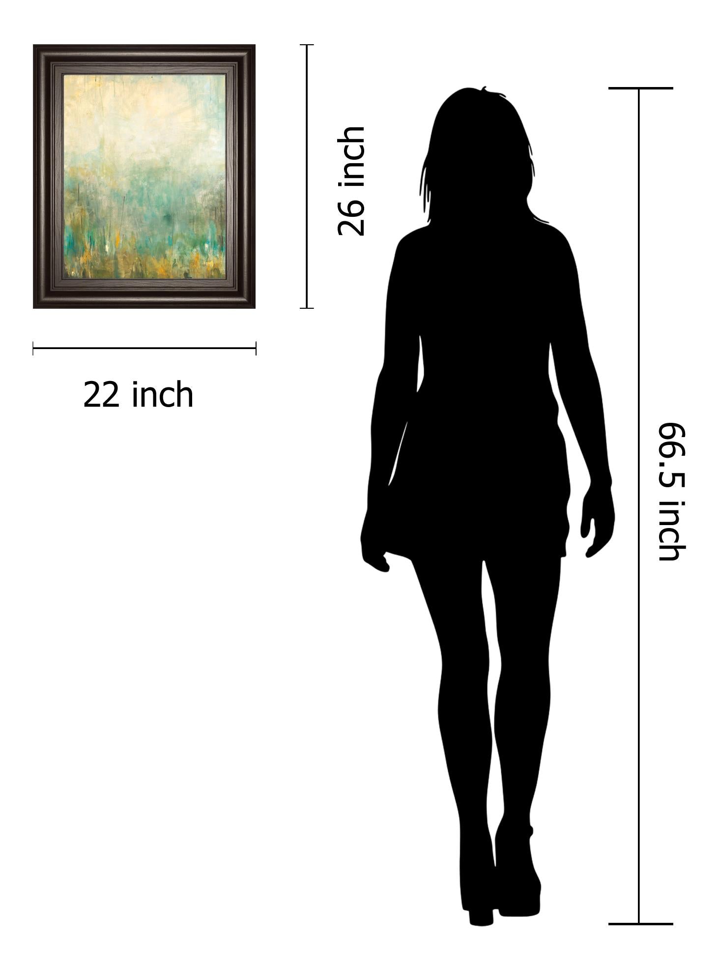 Jardin Vert By Pasion 22X26 Framed Print
