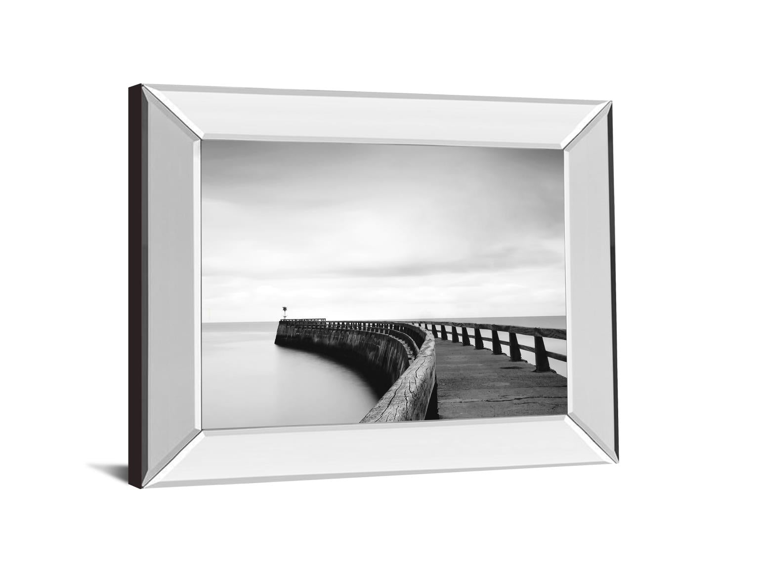 Mirrored Frame Into The Mist By Papiorek 22X26 Mirror Frame Print