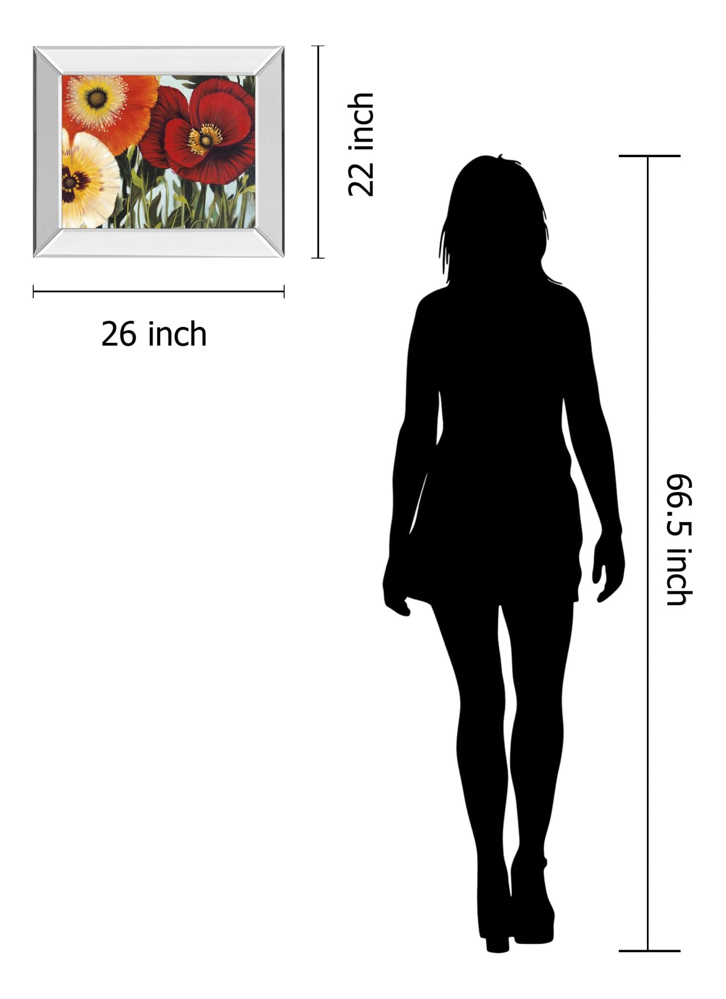 Mirrored Frame Grand Entrance By Maja 22X26 Mirror Frame Print