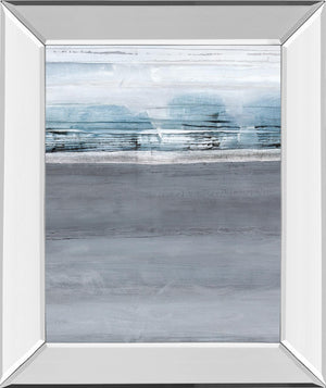 Mirrored Frame Snowy Tracks By Sims 22X26 Mirror Frame Print