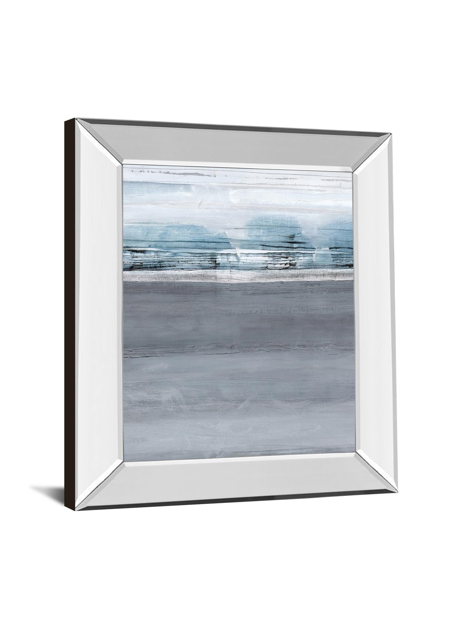 Mirrored Frame Snowy Tracks By Sims 22X26 Mirror Frame Print
