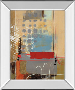 Mirrored Frame Emociones I By Villarreal Santos 22X26 Mirror Frame Print