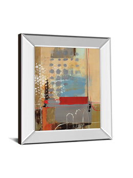 Mirrored Frame Emociones I By Villarreal Santos 22X26 Mirror Frame Print