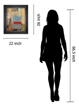 Emociones I By Villarreal Santos 22X26 Framed Print