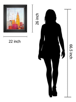 The City That Never Sleeps I By Haub 22X26 Framed Print
