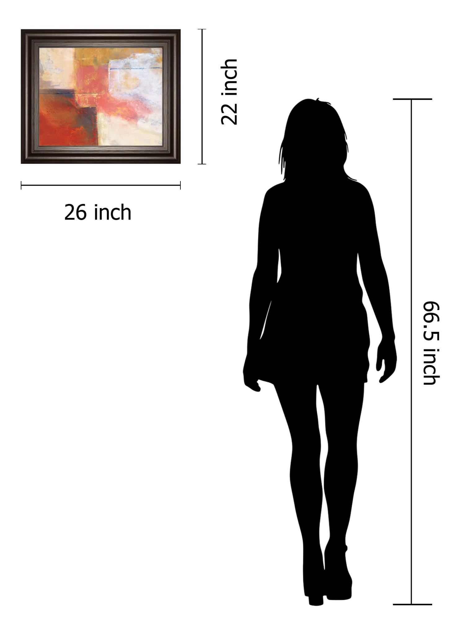 Subtley By Darba 22X26 Framed Print