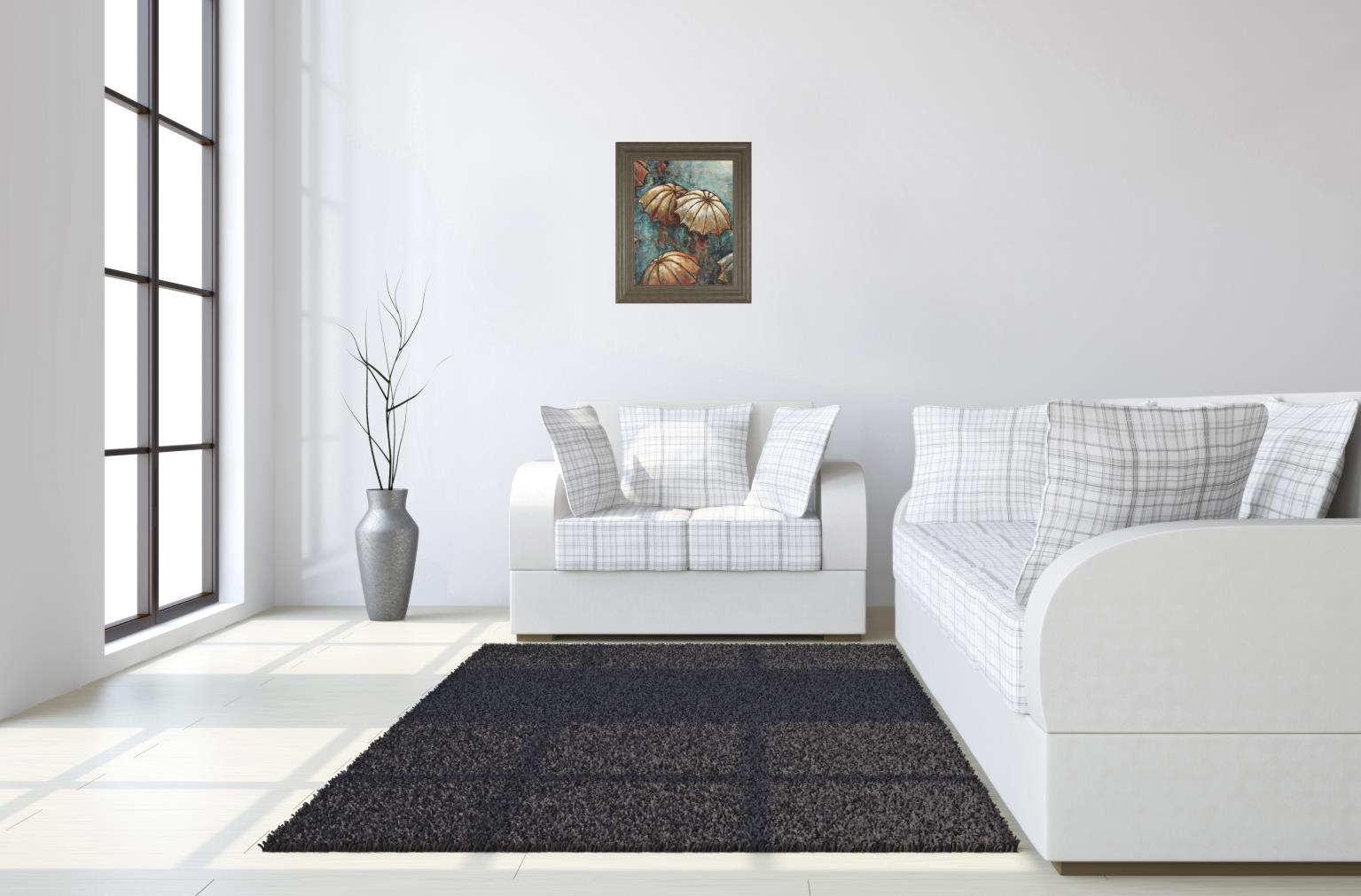 Umbrellas By Heath 22X26 Framed Print