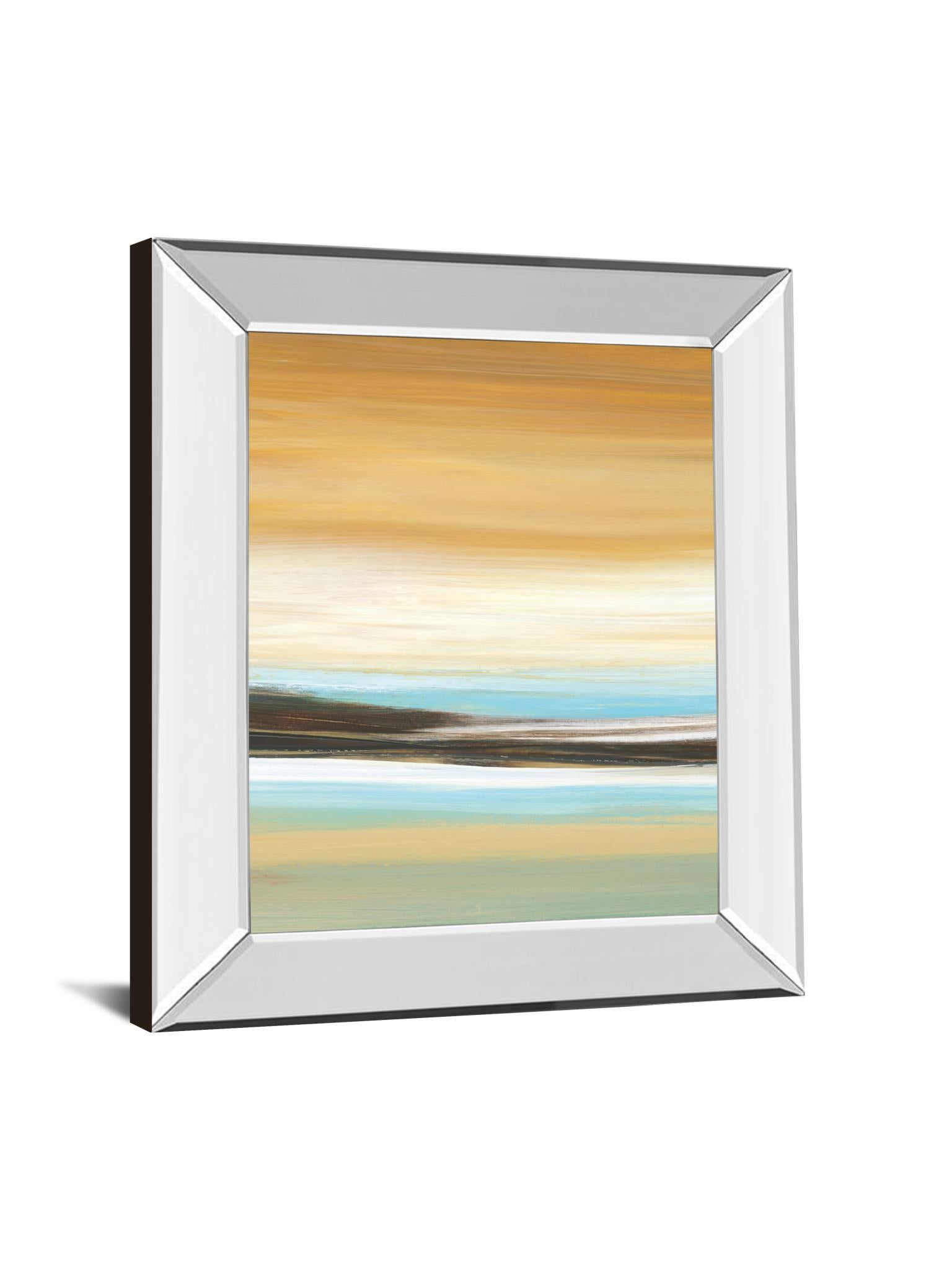 Mirrored Frame Horizons Ii By Tesla 22X26 Mirror Frame Print
