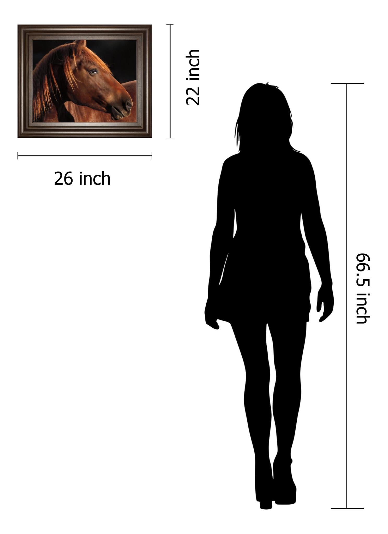 Pretty Girl By Caro 22X26 Framed Print