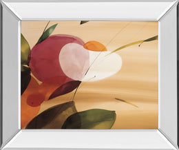 Mirrored Frame Floral Inspiration I  By Abellan 22X26 Mirror Frame Print