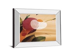 Mirrored Frame Floral Inspiration I  By Abellan 22X26 Mirror Frame Print