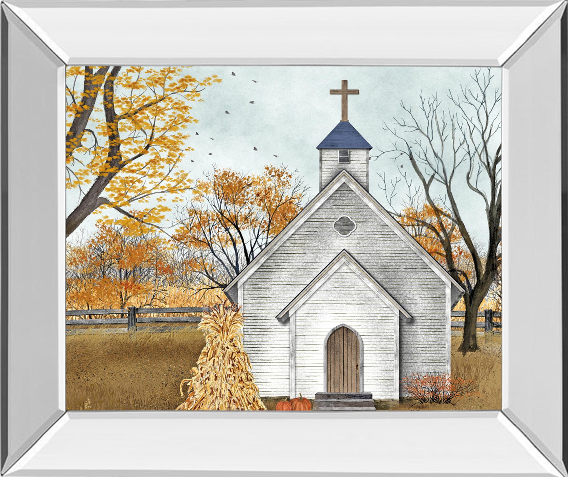 Mirrored Frame Blessed Assurance  By Billy Jacobs 22X26 Mirror Frame Print