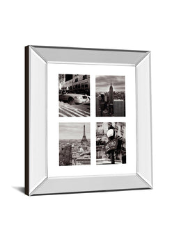 Mirrored Frame City Composite By Joseph Eta 22X26 Mirror Frame Print