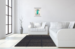 Mirrored Frame Teal Fearless Limits Ii By Patricia Pinto 22X26 Mirror Frame Print