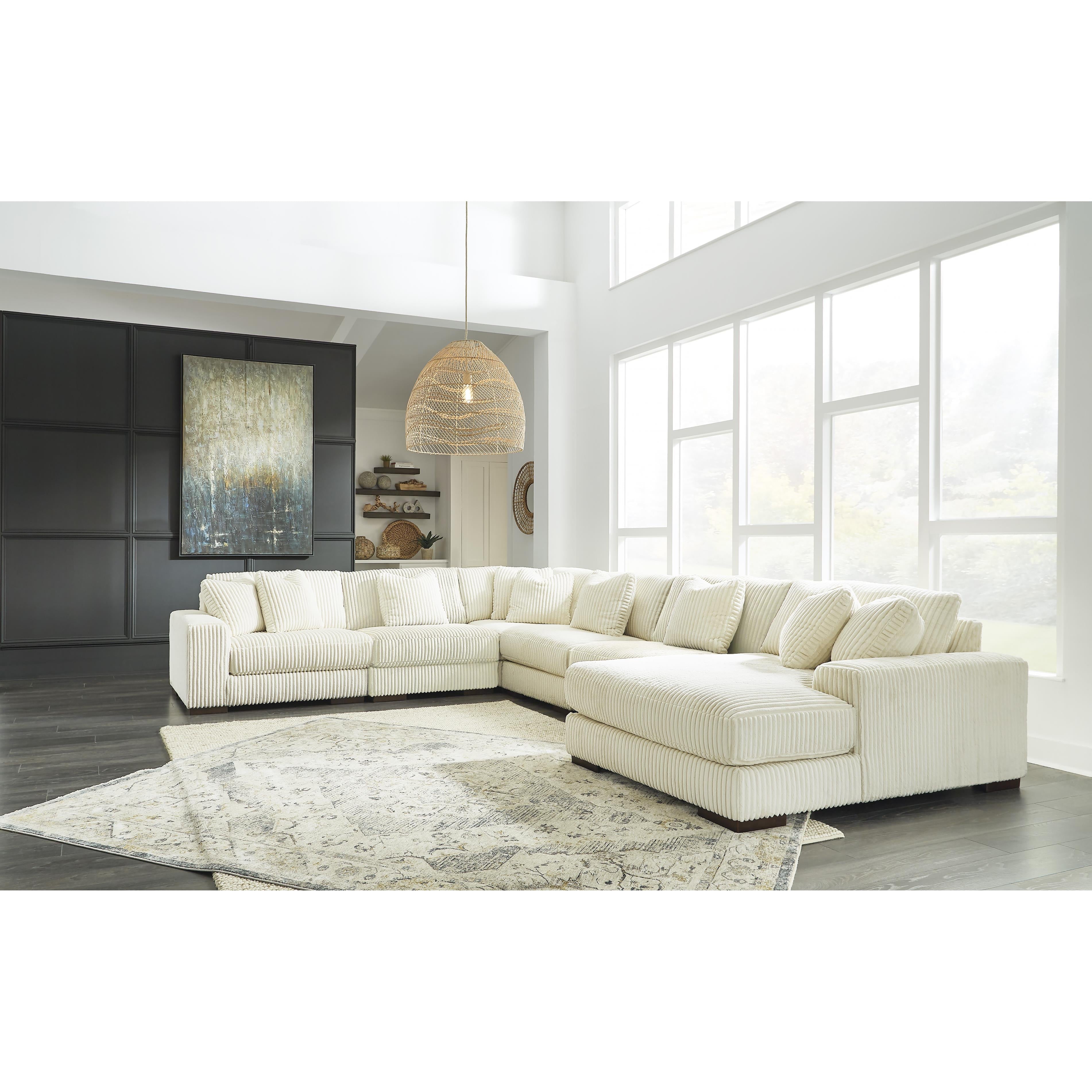 Swipe Furniture Exclusive Design Lindyn Fabric 6 pc Sectional 2110464/2110446/2110477/2110446/2110446/2110417