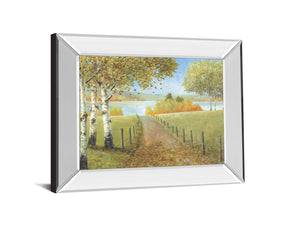 Mirrored Frame Rural Route I  By A. Fisk 22X26 Mirror Frame Print
