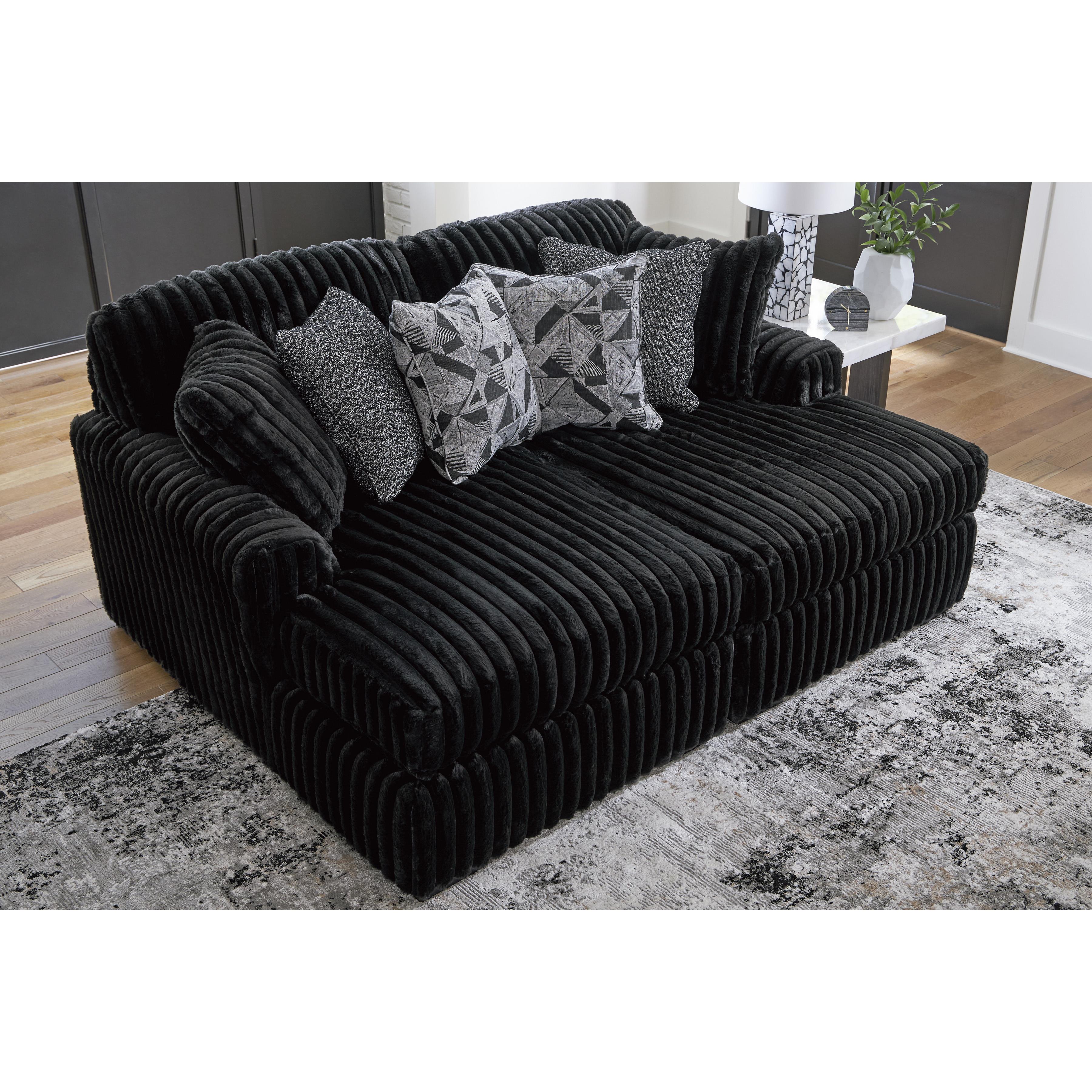 Swipe Furniture Exclusive Design Midnight-Madness Fabric Chaise 9810316/9810317