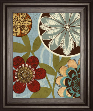 Persian Garden I By Katrina Craven 22X26 Framed Print