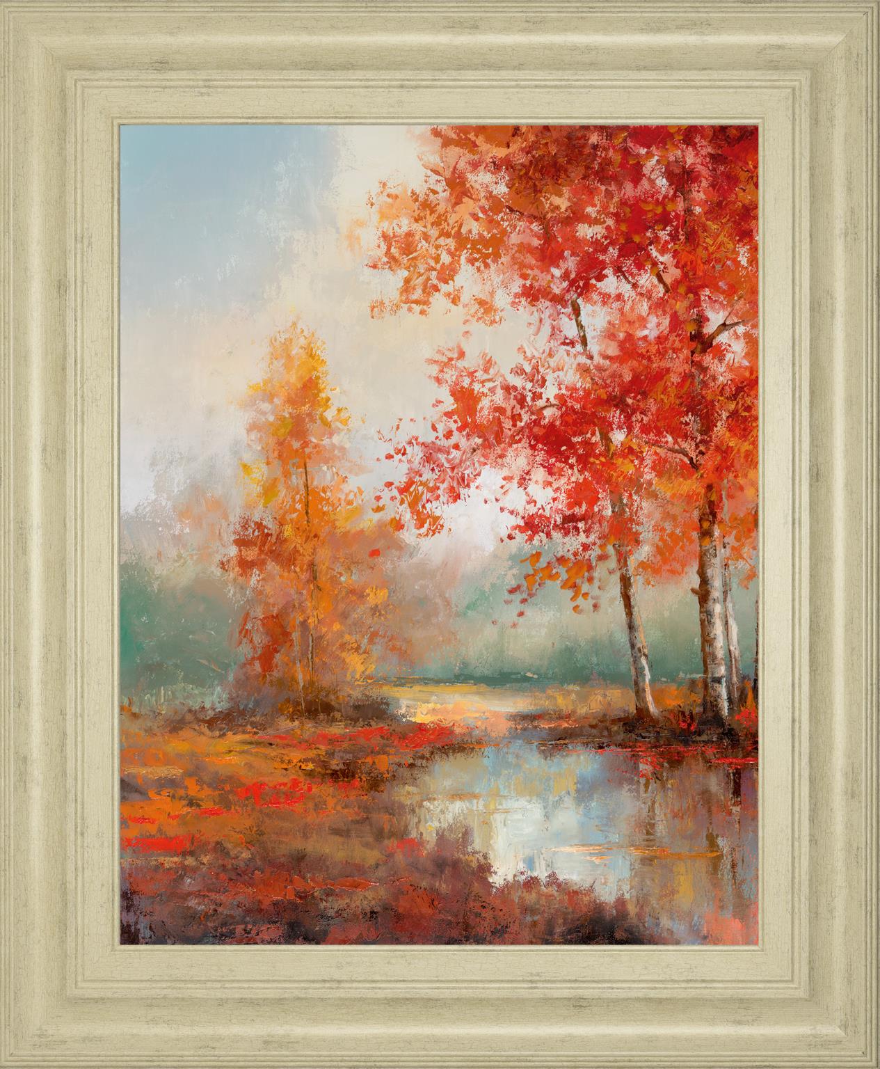 Autumns Grace Ii By T.C Chiu 22X26 Framed Print