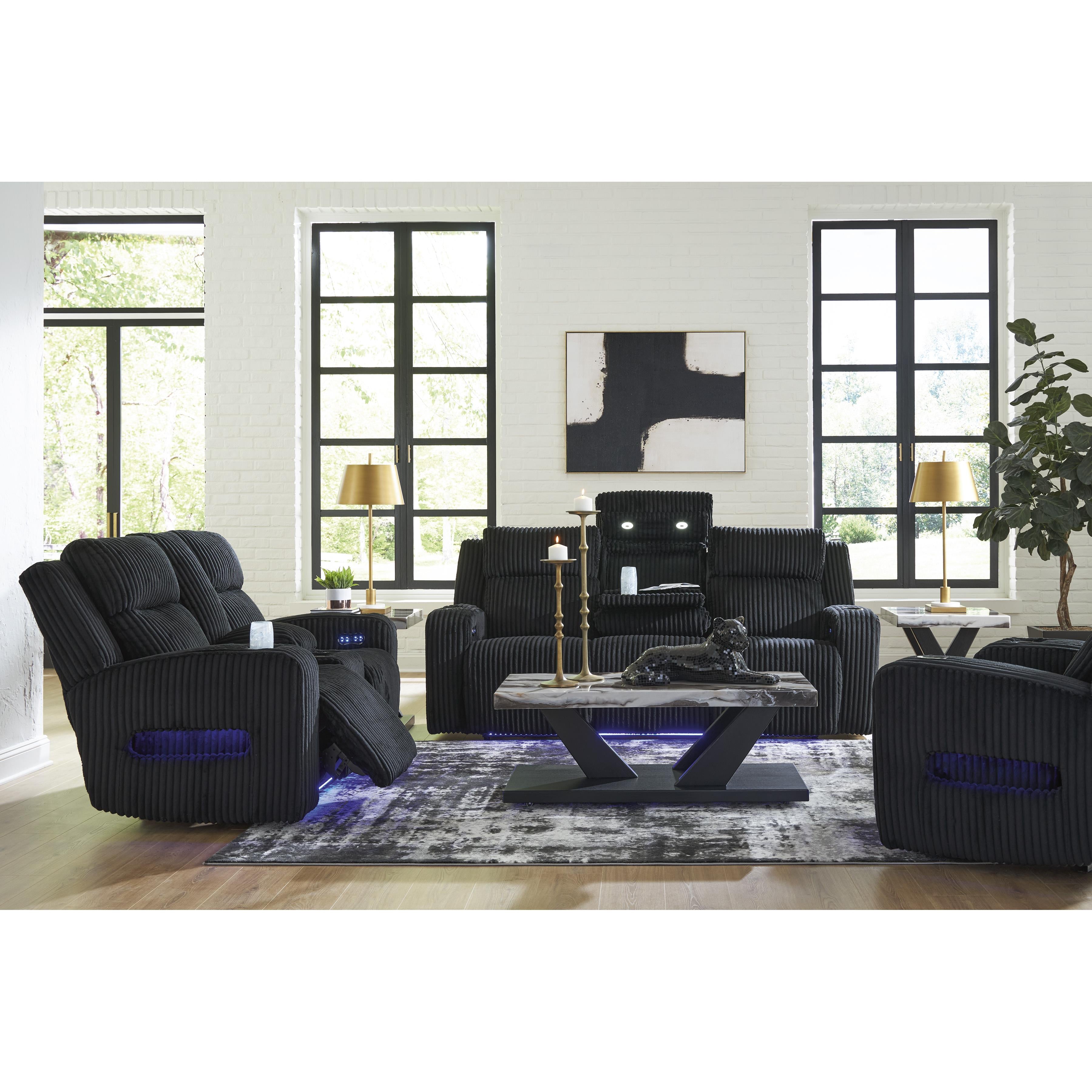 Swipe Furniture Exclusive Design Forest Lake Power Fabric Recliner PC6420213