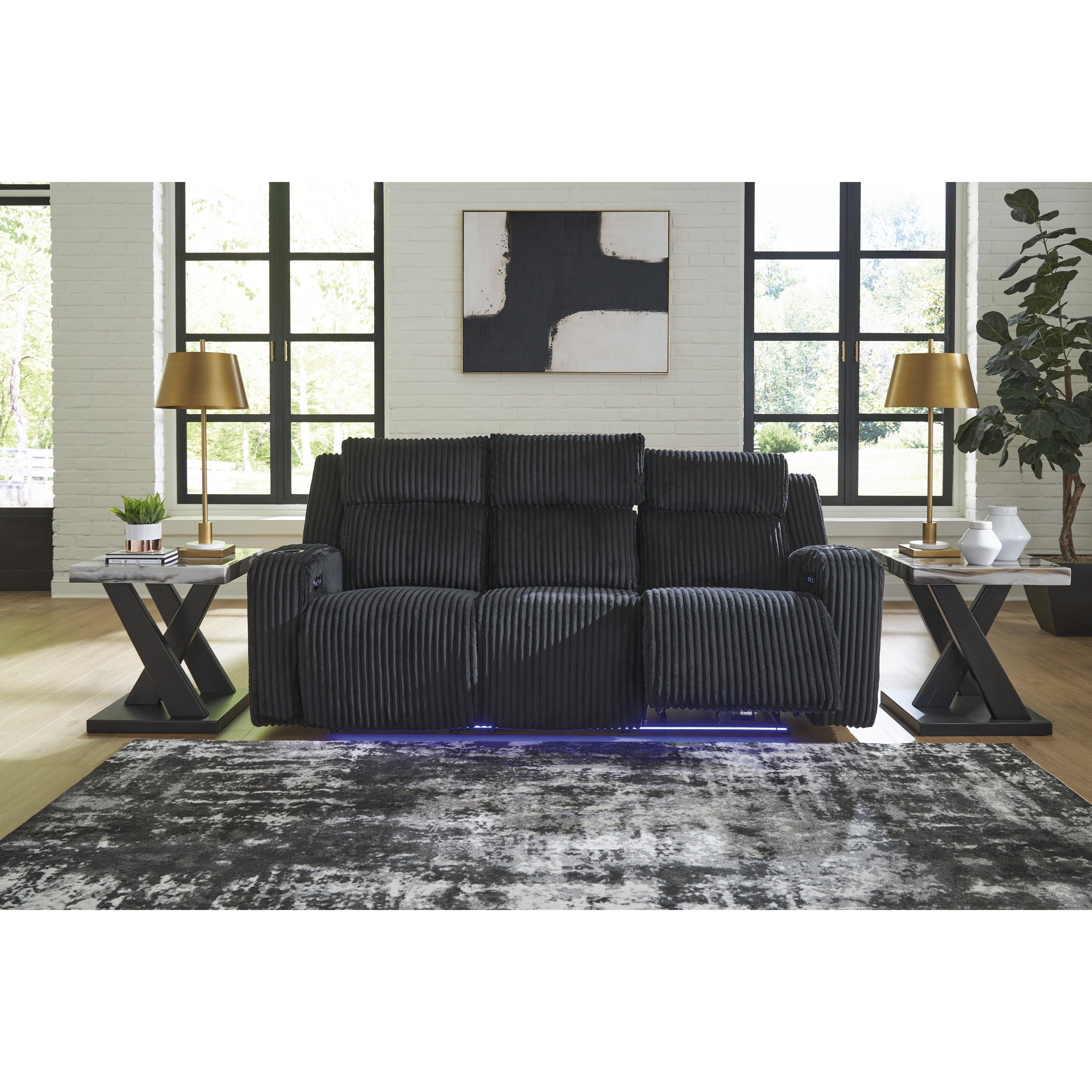 Swipe Modern Furniture Exclusive Design Forest Lake Power Reclining Fabric Sofa PC6420215