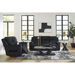 Swipe Furniture Exclusive Design Forest Lake Power Reclining Fabric Loveseat with Console PC6420218
