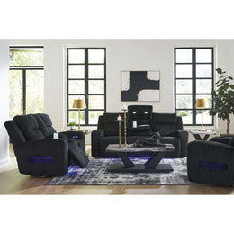 Swipe Furniture Exclusive Design Forest Lake Power Reclining Fabric Loveseat with Console PC6420218