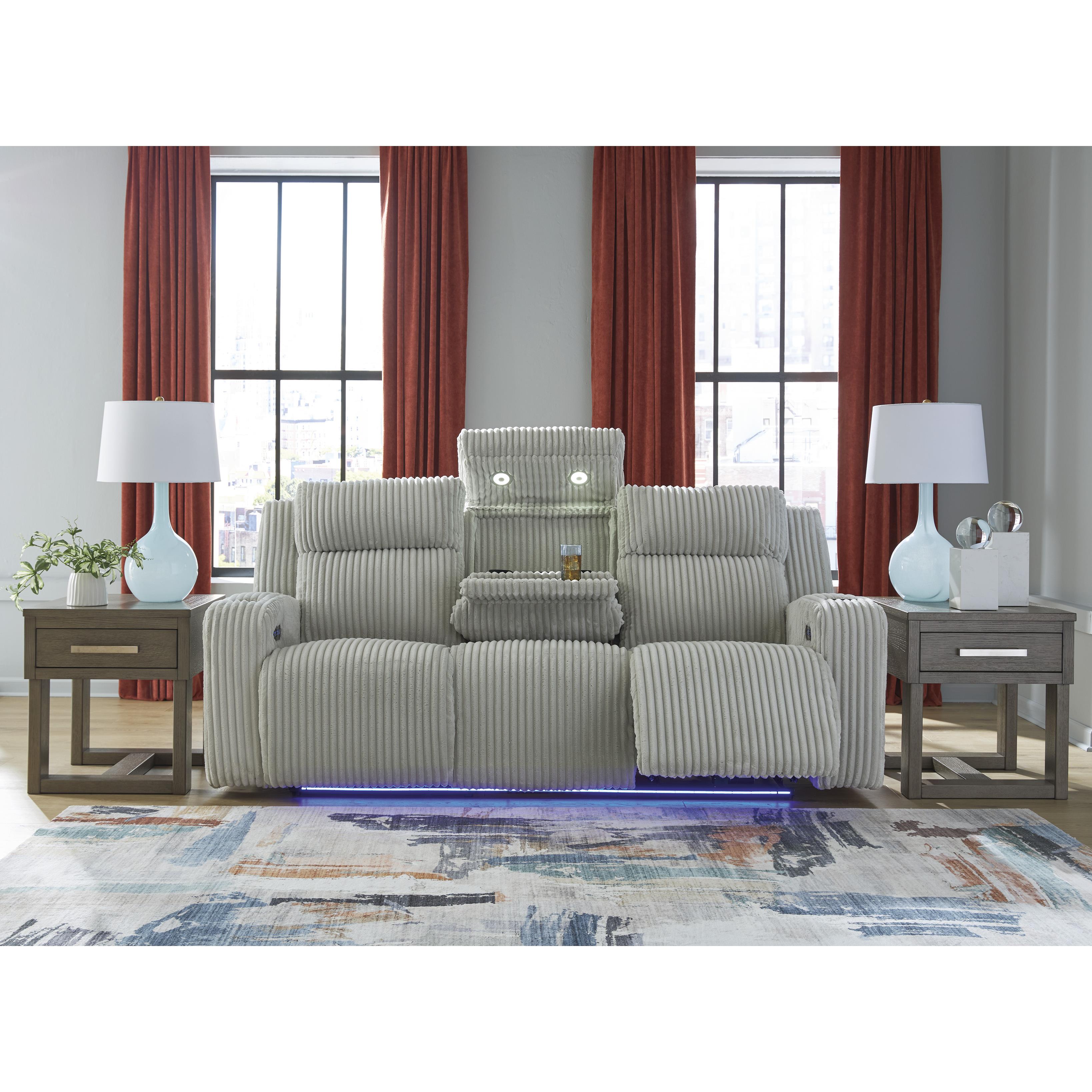 Swipe Furniture Exclusive Design Forest Lake Power Reclining Sofa PC6420315